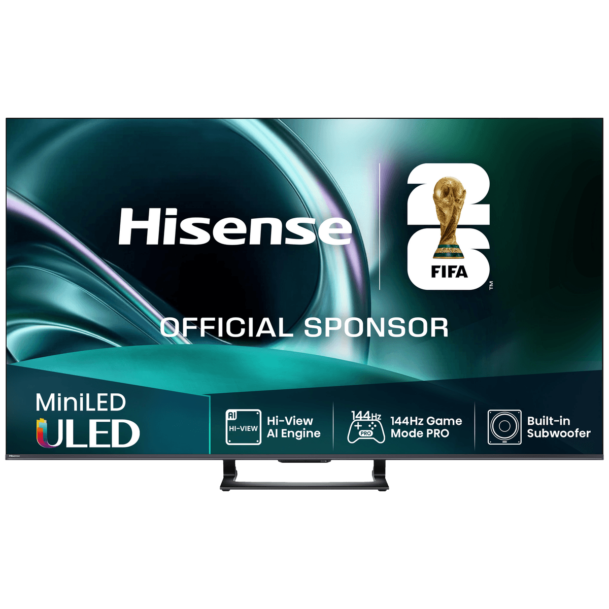 HISENSE 50U72Q - Ultra HD 4K - Mini-led-tv - 50 inch - 2025 — afbeelding 1