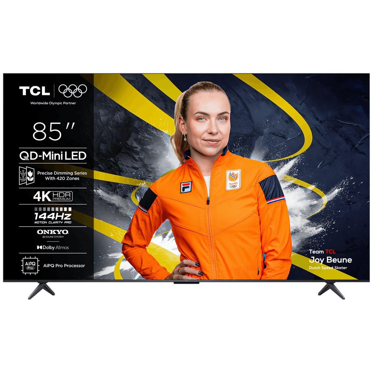 TCL 85C6K - Ultra HD 4K - Mini-led-tv - 85 inch - 2025 — afbeelding 1