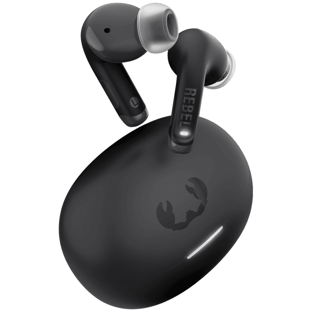 FRESH 'N REBEL Twins Fuse 2 3TW1302RSG In-ear Draadloze oordopjes Met Noise-cancelling Zwart