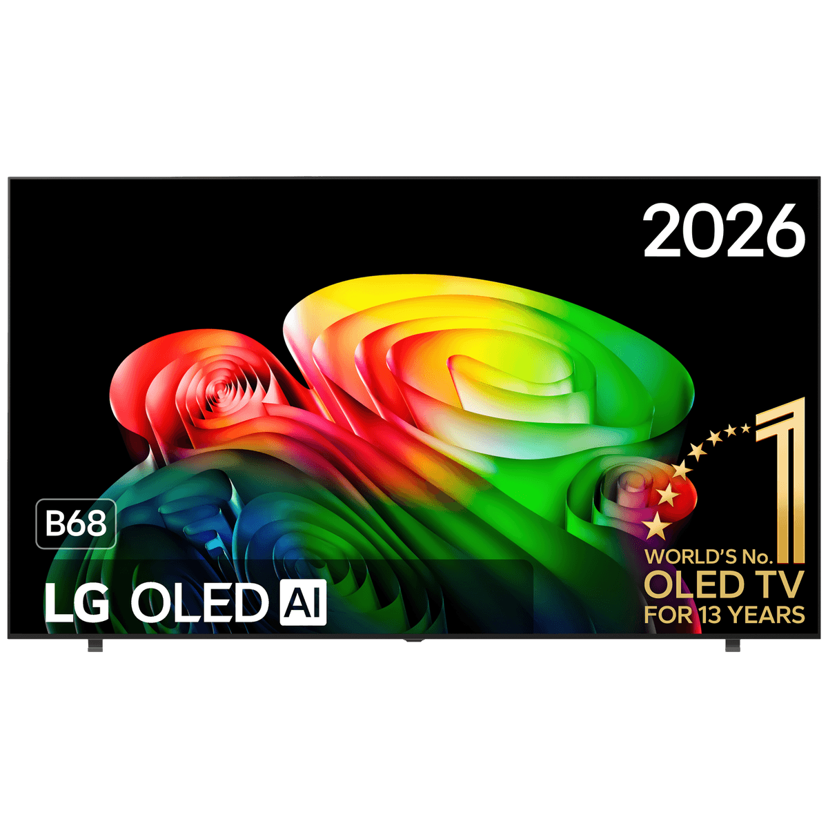 LG AI 83B68LA - Ultra HD 4K - OLED-tv - 83 inch - 2026 — afbeelding 1