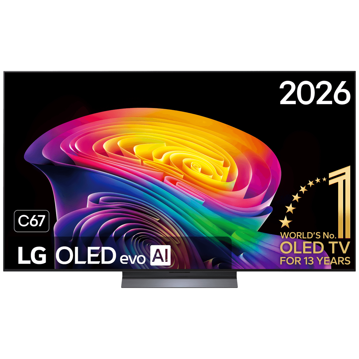 LG Evo AI 65C67LA - Ultra HD 4K - OLED-tv - 65 inch - 2026 — afbeelding 1