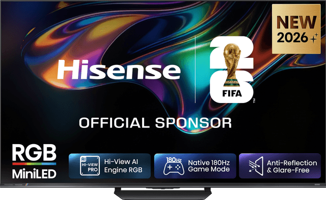 HISENSE 75UR8S - Ultra HD 4K - Mini-led-tv - 75 inch - 2026
