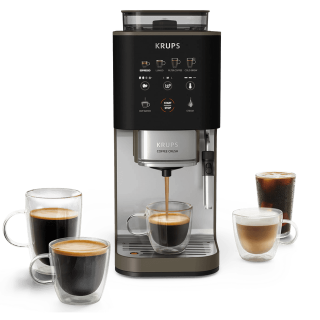 KRUPS SA403B Coffee Crush Experience - Automatische Espressomachine - Lioness