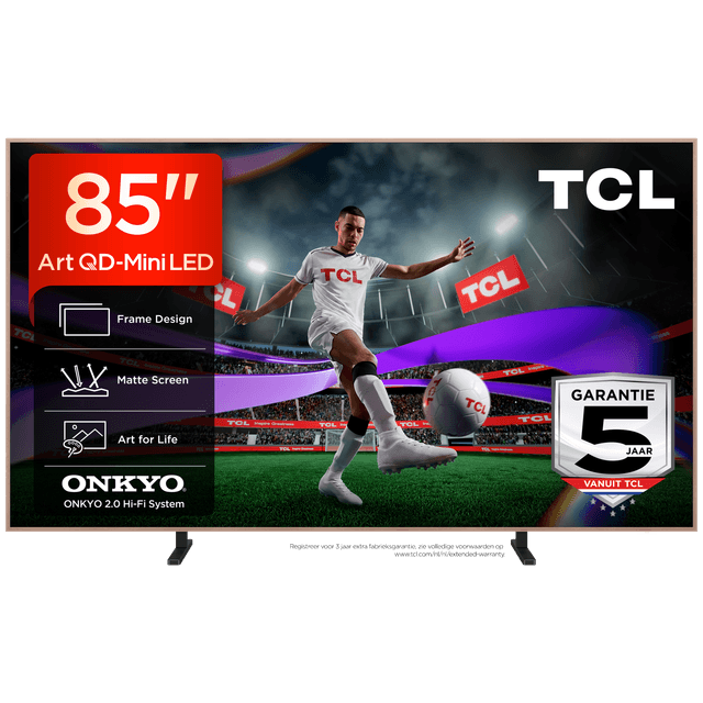 TCL 85A400 Pro QD-Mini-led - Ultra HD 4K - Mini-led-tv - 85 inch - 2026