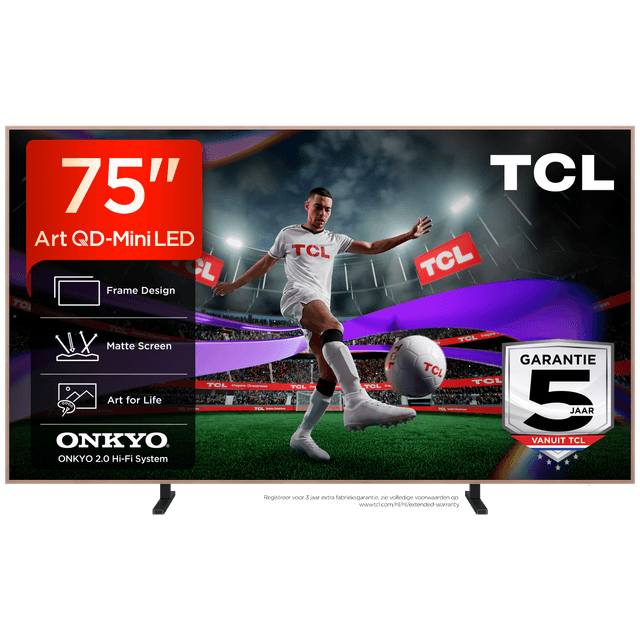 TCL 75A400 Pro QD-Mini-led - Ultra HD 4K - Mini-led-tv - 75 inch - 2026