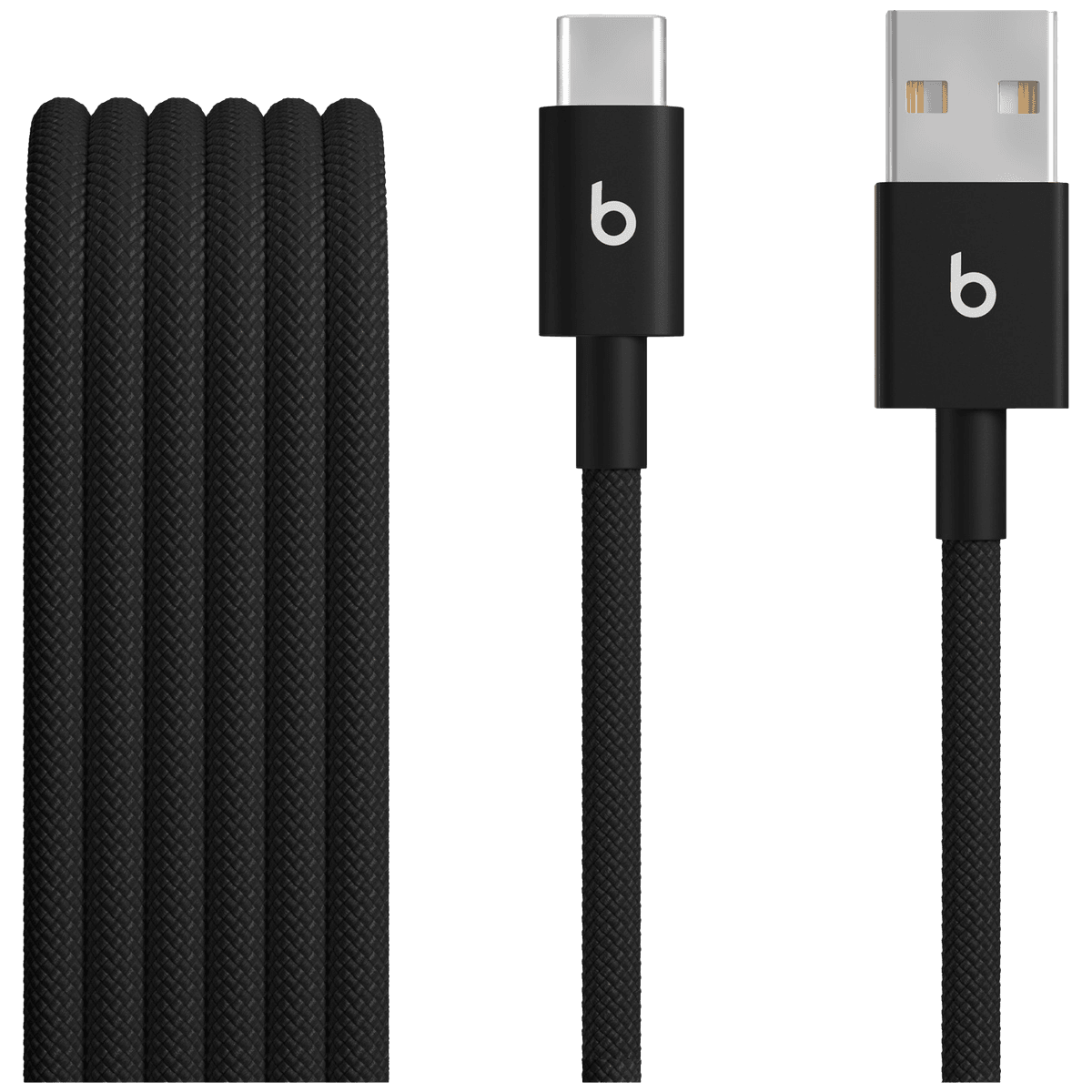 Apple Geweven Beats Usb-a-naar-usb-c-kabel (1.5 M) – Zinderend Zwart — afbeelding 1
