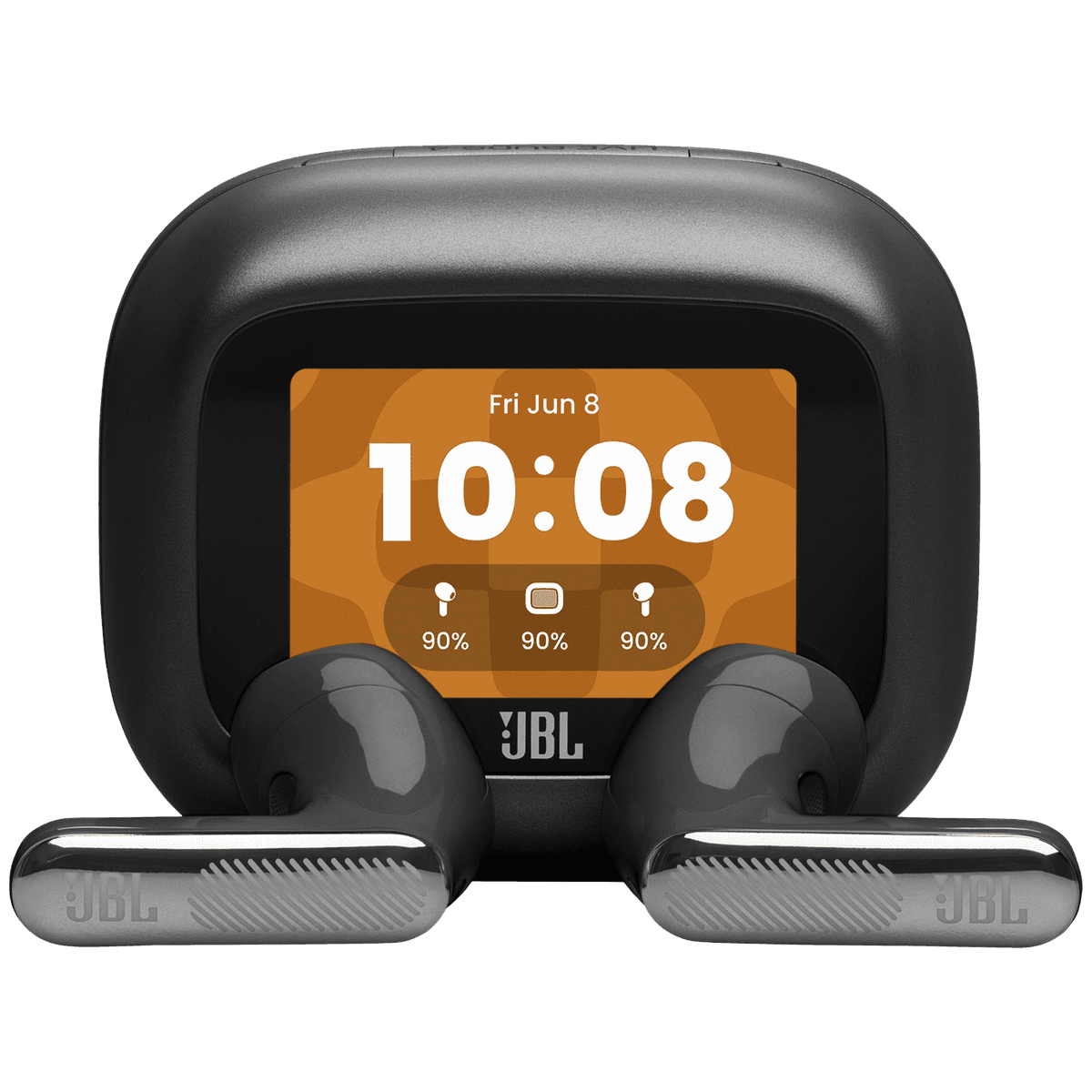 JBL Live Flex 4 Draadloze oordopjes met Noise Cancelling en Smart Case (2026) Zwart — afbeelding 1