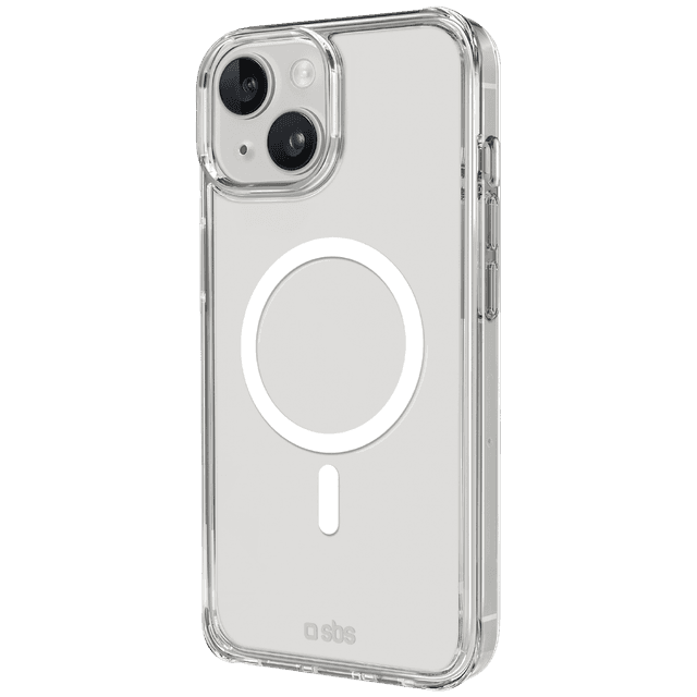 SBS Light Mag Telefoonhoesje voor Apple iPhone 15 Transparant