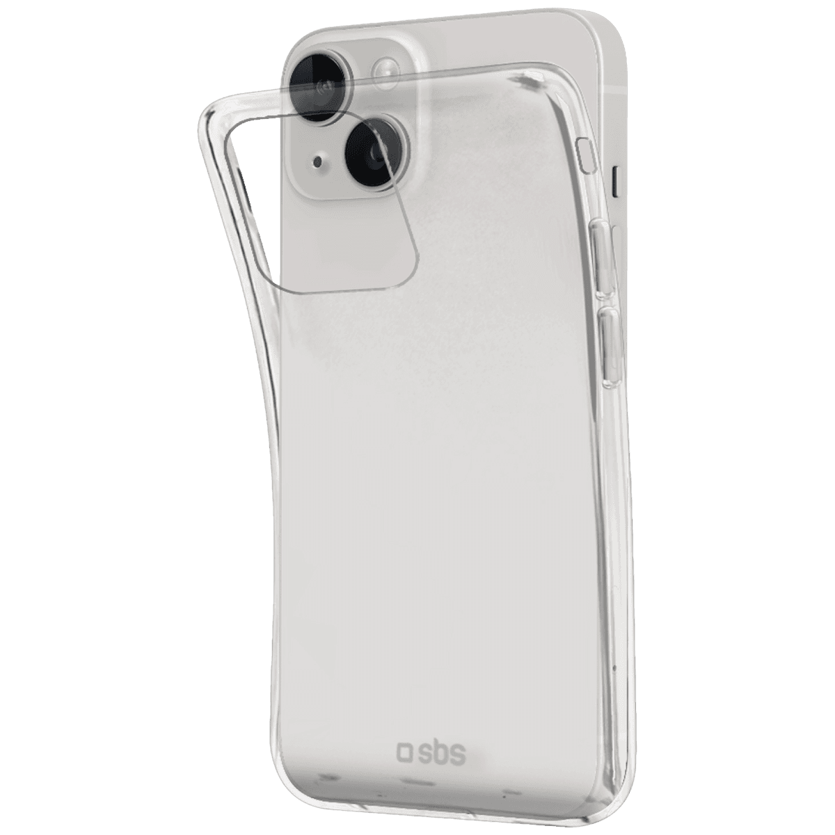 SBS Skinny Cover Telefoonhoesje voor Apple iPhone 15 Transparant — afbeelding 1