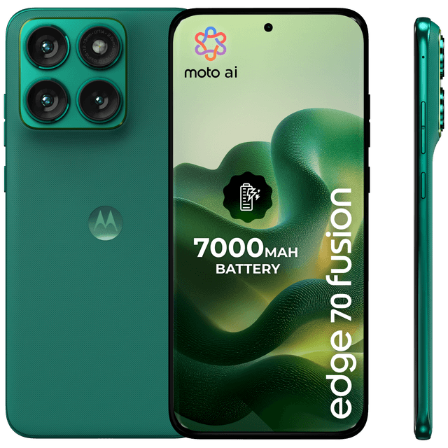 MOTOROLA edge 70 fusion - 7000mAh - 256 GB Sporting Green