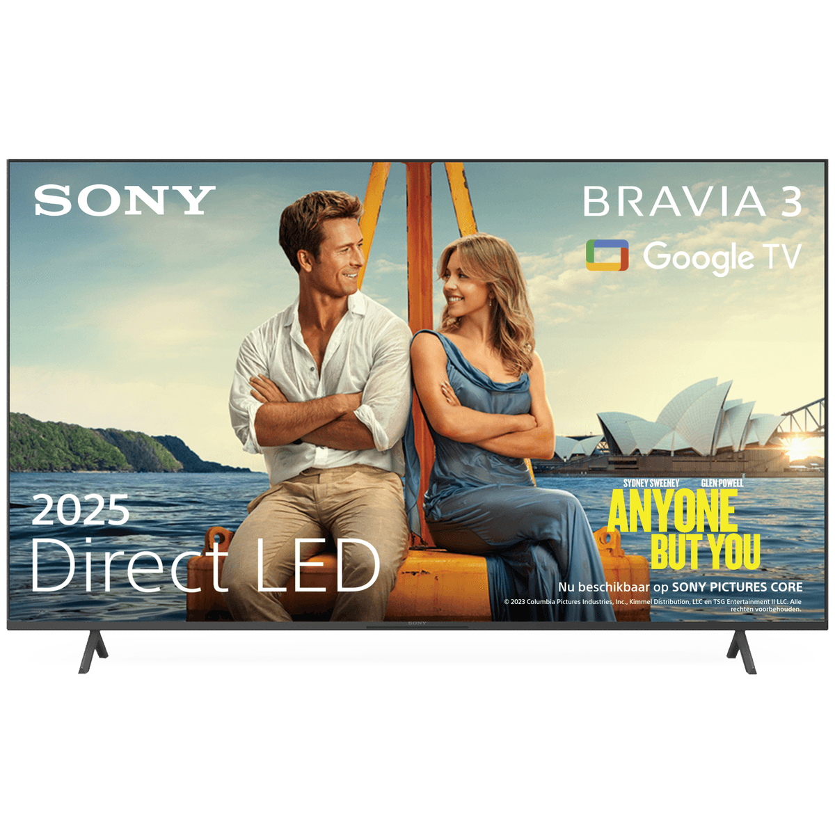 SONY K85S35BP.CEI (BRAVIA 3) - Ultra HD 4K - Led-tv - 85 inch - 2025 — afbeelding 1