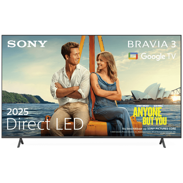 SONY K85S35BP.CEI (BRAVIA 3) - Ultra HD 4K - Led-tv - 85 inch - 2025