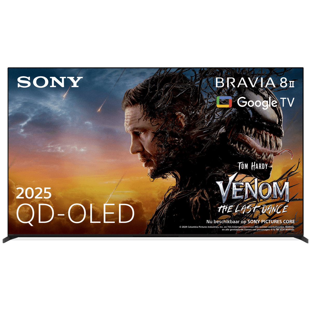 SONY K55XR8M25BP.CEI (BRAVIA 8 II) - Ultra HD 4K - QD-OLED-tv - 55 inch - 2025 — afbeelding 1