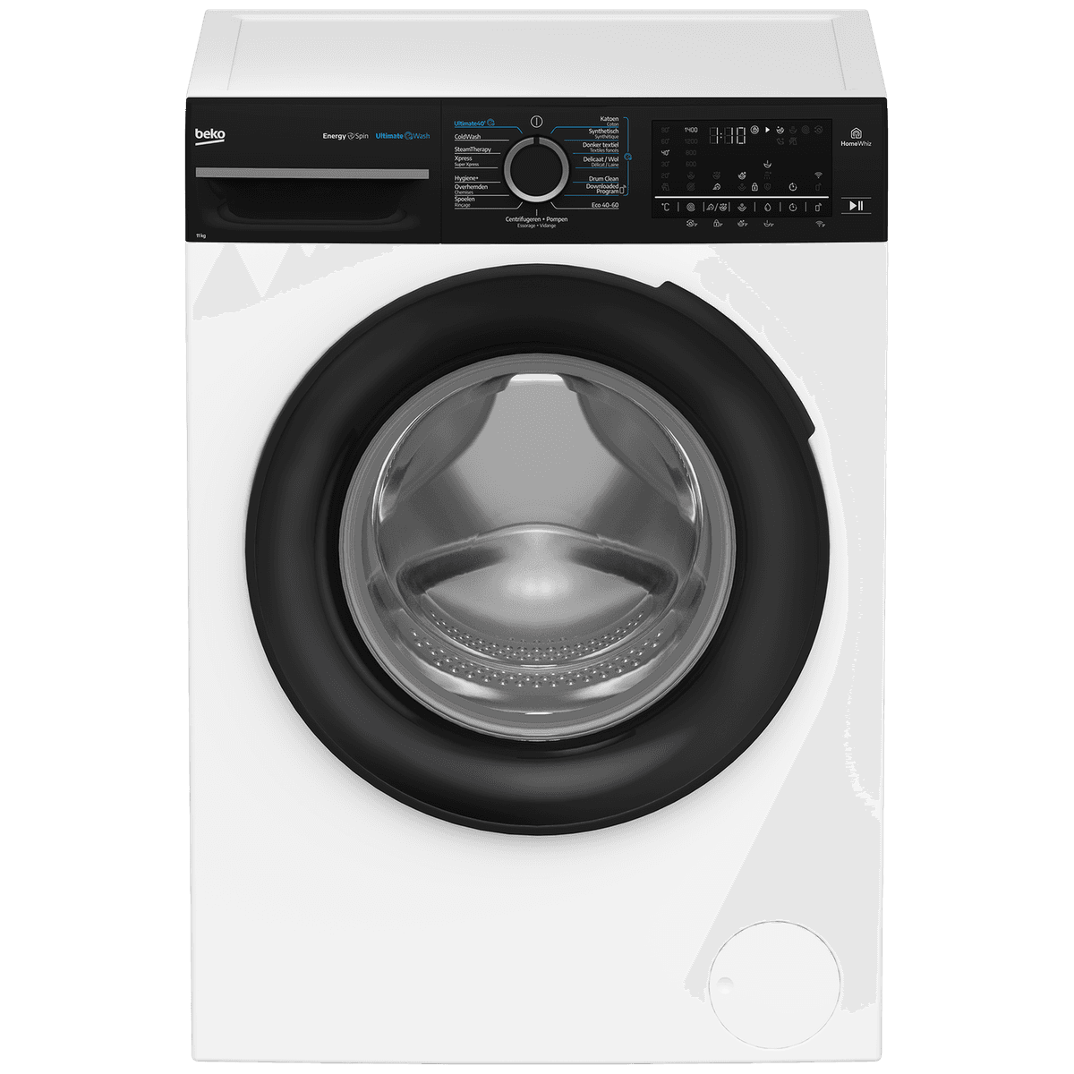 BEKO BM3W0U61141TW - UltimateWash - A-10% - 76 dB - Wasmachine (11 kg, 1400 rpm, A) — afbeelding 1