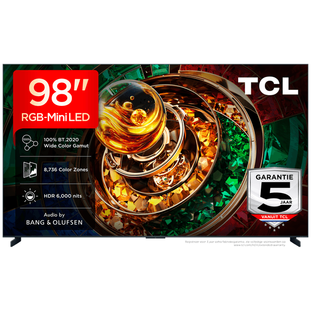 TCL 98RM9L RGB-Mini-led - Ultra HD 4K - Mini-led-tv - 98 inch - 2026