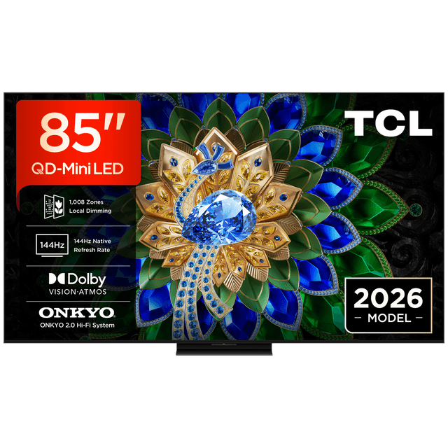 TCL 85A400U QD-Mini-led - Ultra HD 4K - Mini-led-tv - 85 inch - 2026