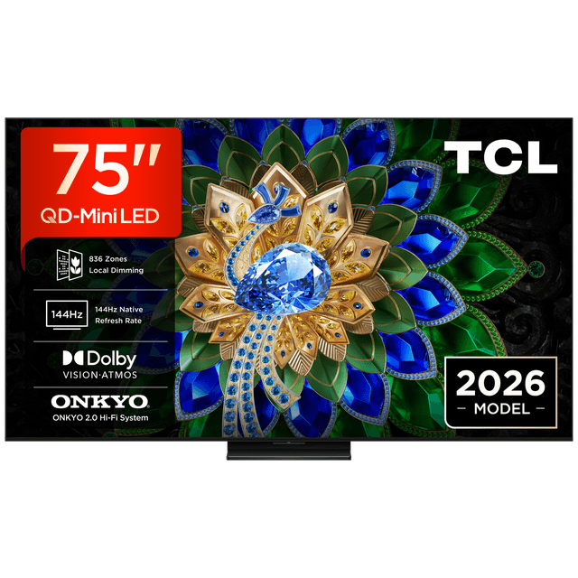 TCL 75A400U QD-Mini-led - Ultra HD 4K - Mini-led-tv - 75 inch - 2026