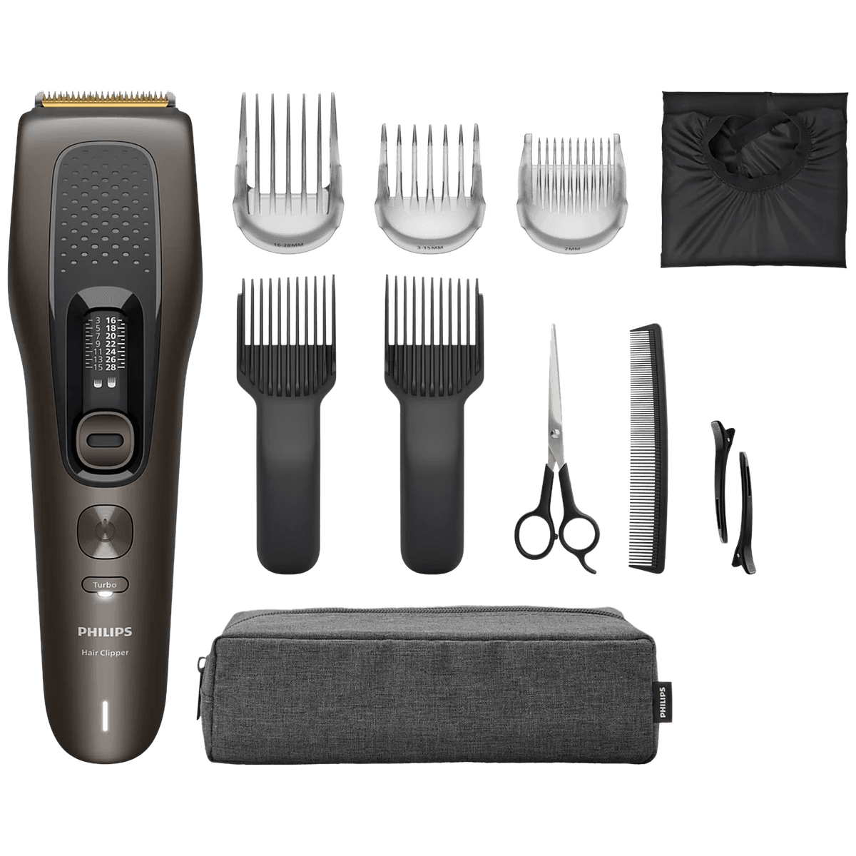 PHILIPS Hair Clipper 9000 Series – HC9721/15 Tondeuse Chrome — afbeelding 1
