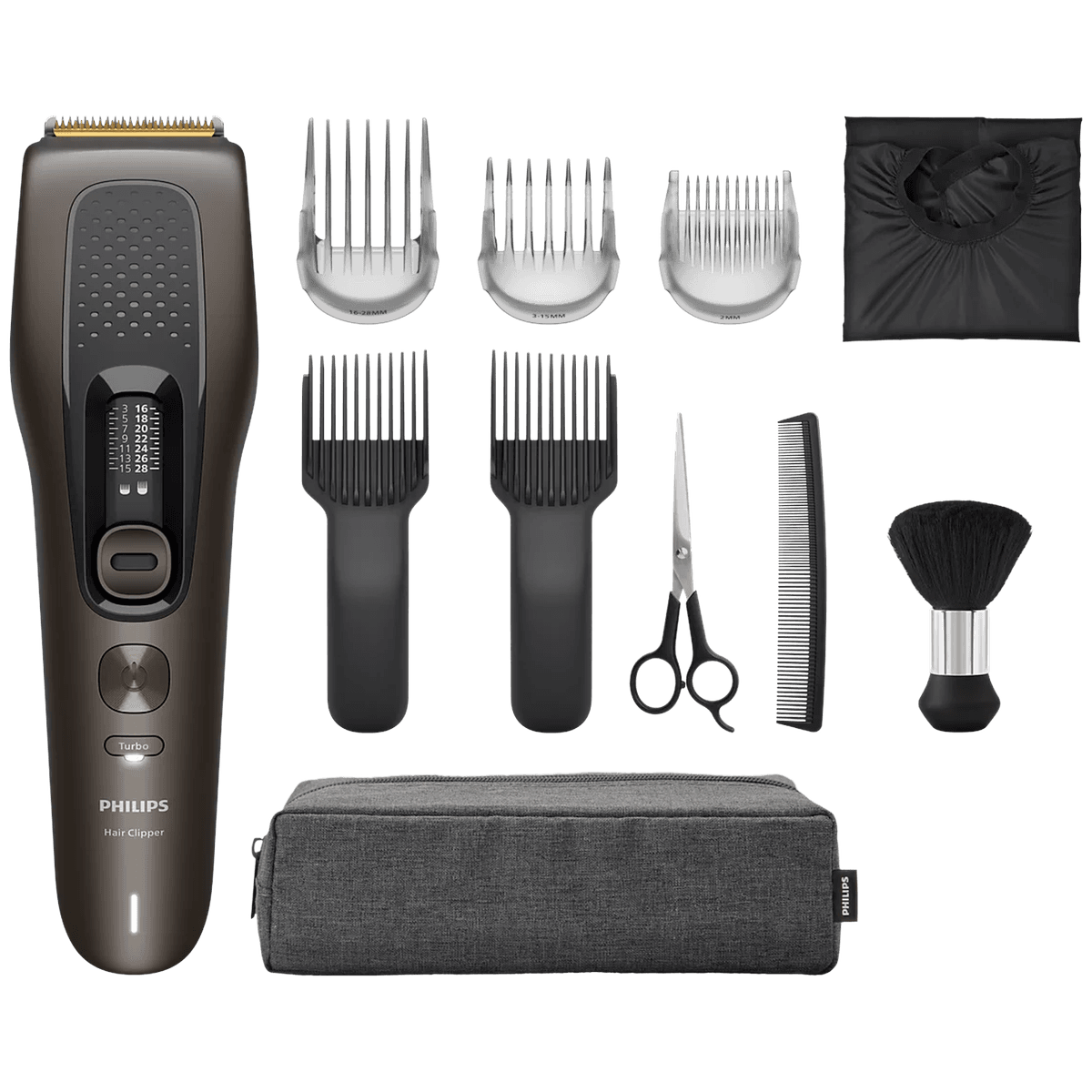 PHILIPS Hair Clipper 9000 Series – HC9722/15 Tondeuse Chrome — afbeelding 1