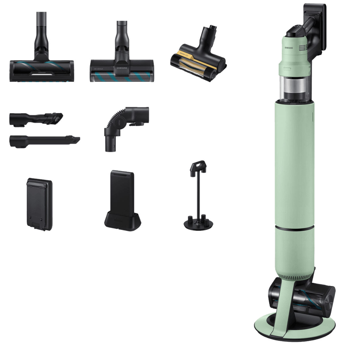SAMSUNG Bespoke AI Jet Ultra - Steelstofzuiger incl. kruimelzuiger - Accuduur 160 min - Mint Groen — afbeelding 1