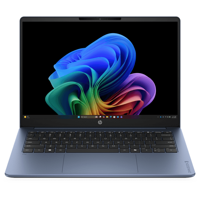 HP OmniBook 3 NG AI 14-hz0812ndx - 14 inch - 2K - Qualcomm Snapdragon X1-26-100 - 8 GB - 512 GB - Adreno™ Onboard Graphics - QWERTY