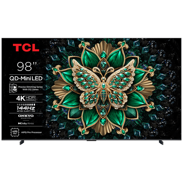 TCL 98C6K - Ultra HD 4K - Mini-led-tv - 98 inch - 2025