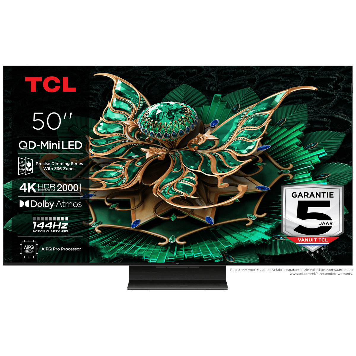TCL 50C7K - Ultra HD 4K - Mini-led-tv - 50 inch - 2025 — afbeelding 1