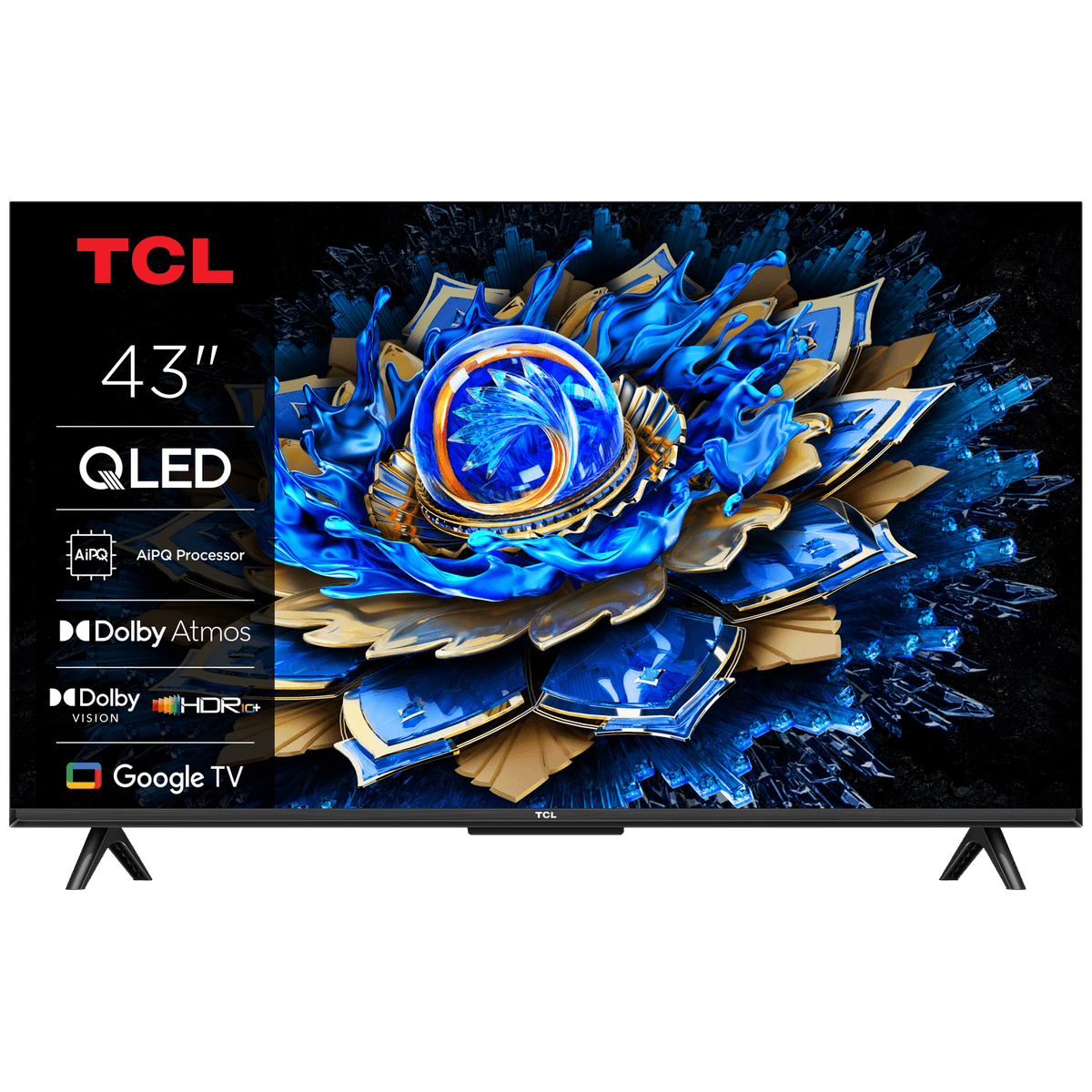 TCL 43T69C - Ultra HD 4K - QLED-tv - 43 inch - 2025 — afbeelding 1