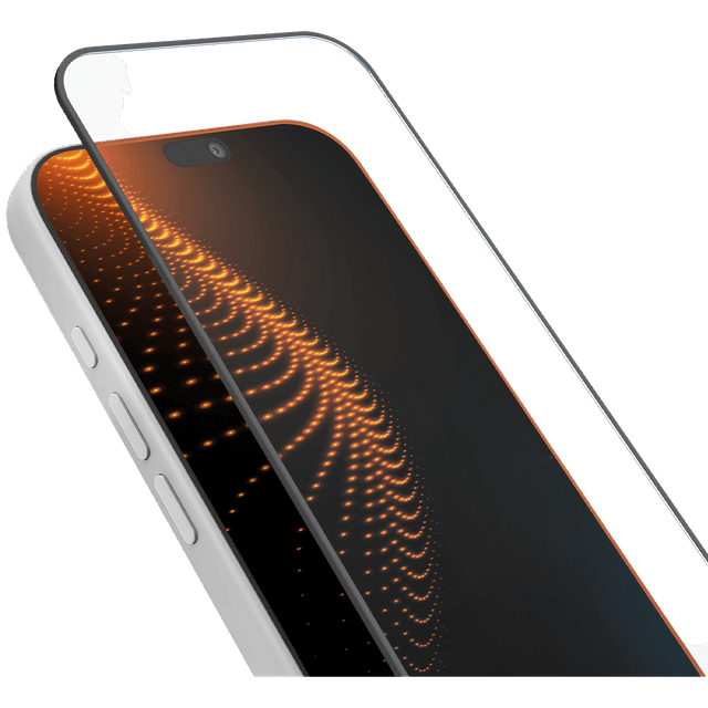 SBS D3O Full cover Glas met applicator Screenprotector voor Apple iPhone 18 Pro Transparant