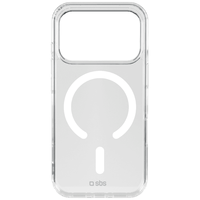 SBS Extreme Mag D3O Cover Telefoonhoesje voor Apple iPhone 18 Pro Max Transparant