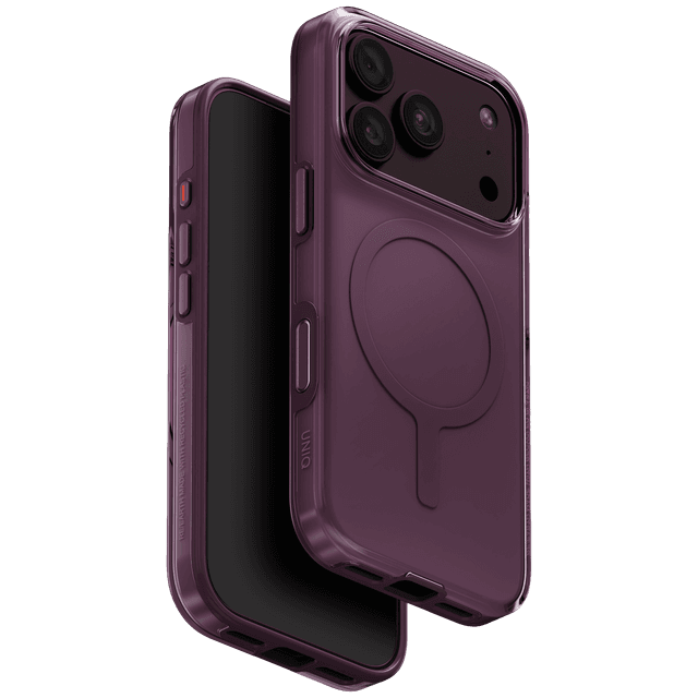 UNIQ Maglick charging clario (ECO) Telefoonhoesje voor Apple iPhone 18 Pro Paars