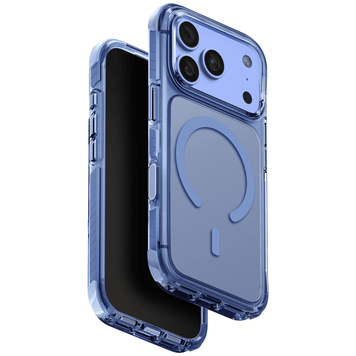 UNIQ Maglick charging combat Telefoonhoesje voor Apple iPhone 18 Pro Blauw — afbeelding 1