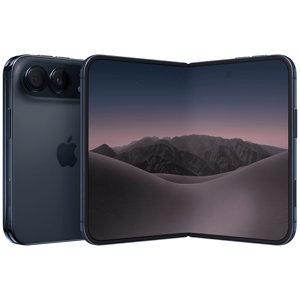 APPLE iPhone Duo - 5G - 256 GB - eSim - Night Sky — afbeelding 1