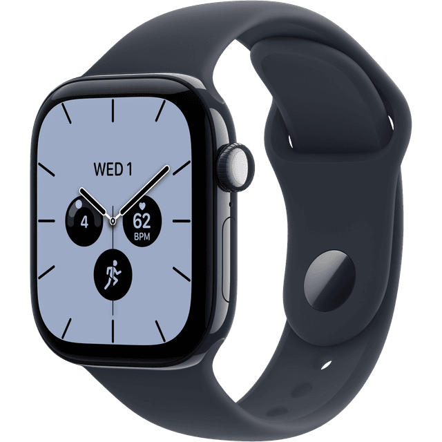 APPLE Watch Series 12 GPS + Cellular 42mm - Night Blue Ceramic Case - Sport Band - M/L - Smartwatch Navy Blue