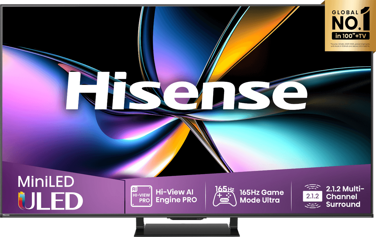 HISENSE 75U72Q PRO - Ultra HD 4K - Mini-led-tv - 75 inch - 2025 — afbeelding 1