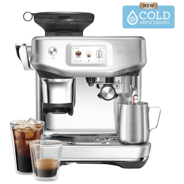 SAGE the Barista Touch Impress Cold - Pistonmachine - Brushed Stainless Steel