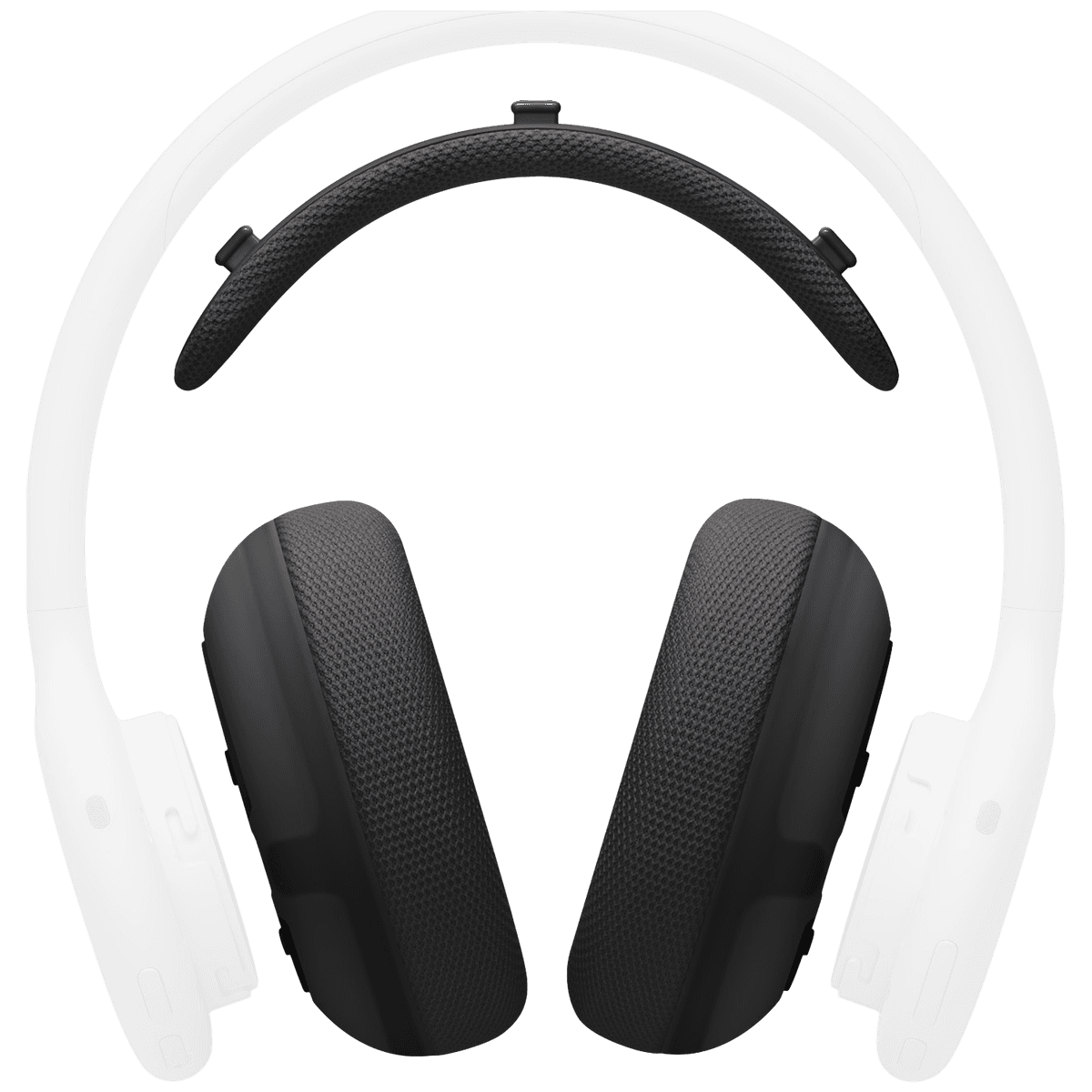 BEATS 360 Performance Kussenset - Kussens van hoogwaardig gebreid textiel voor oorschelpen en hoofdband Black — afbeelding 1