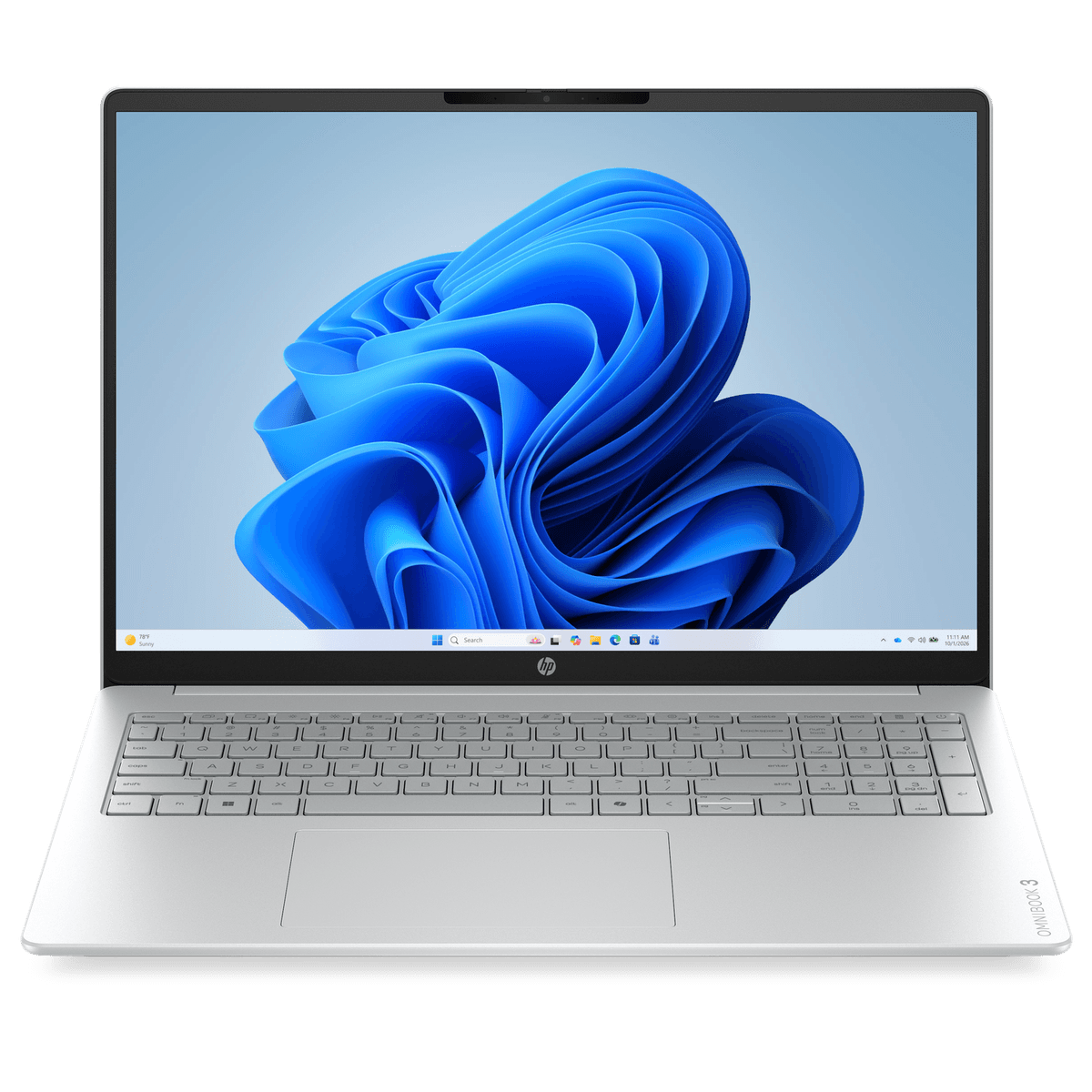 HP OmniBook 3 16-by0050ndx - 16 inch - 2K - AMD Ryzen 5 7520U - 8 GB - 512 GB - Radeon™ Onboard Graphics - QWERTY — afbeelding 1