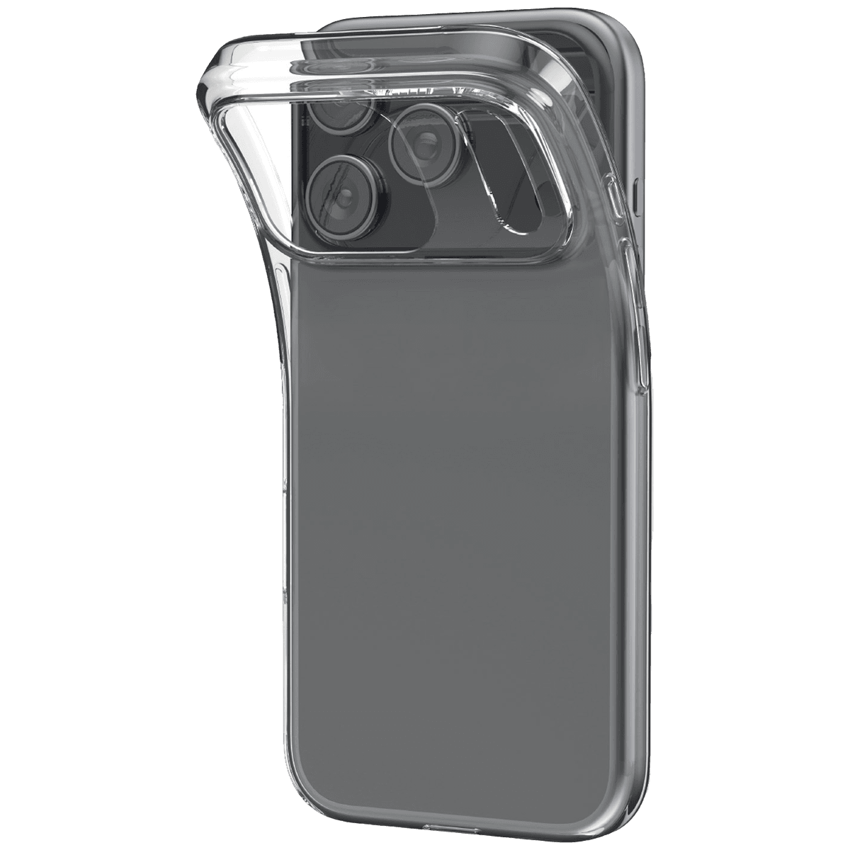 PURO 0.3 Nude Cover Telefoonhoesje voor Apple iPhone 18 Pro Transparant — afbeelding 1