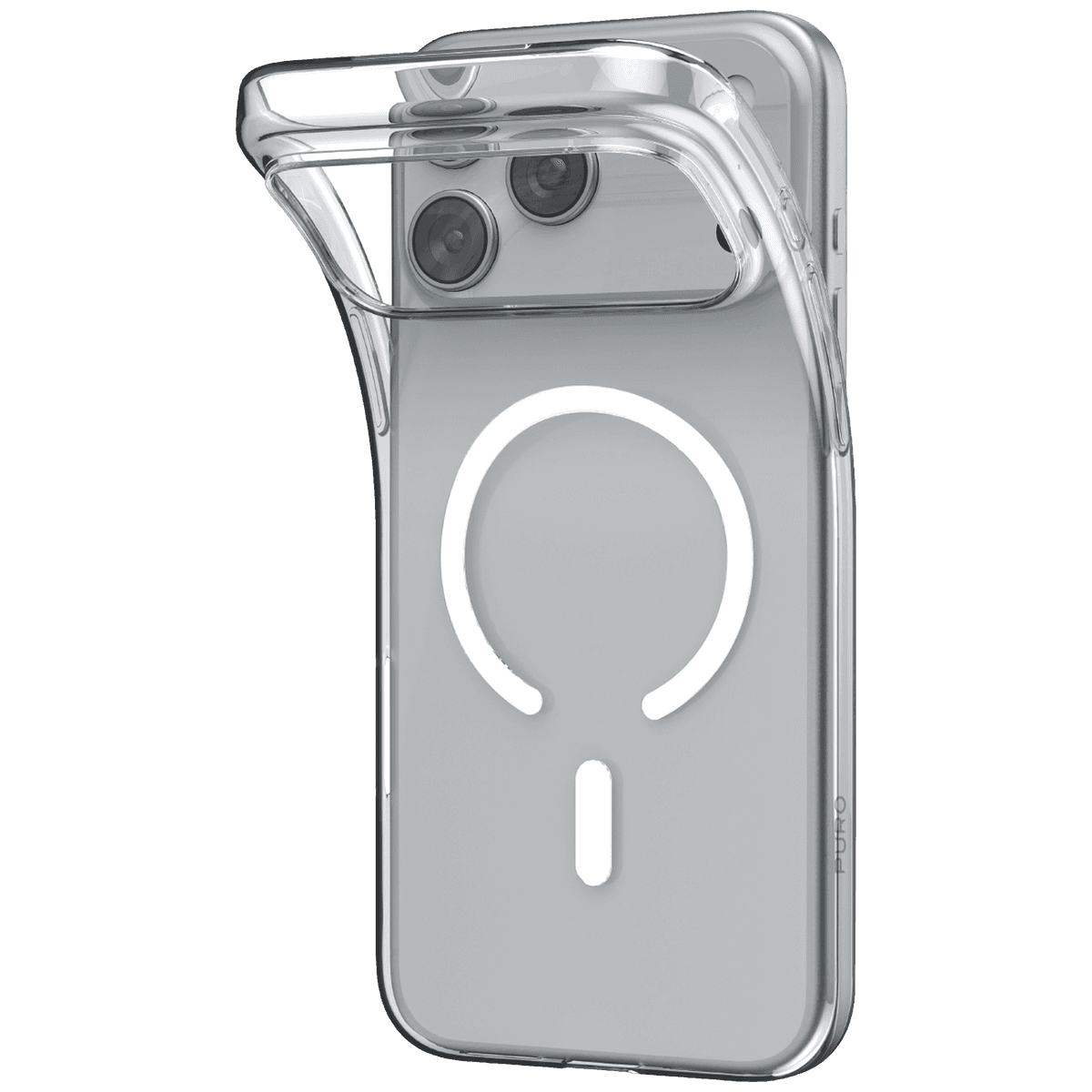 PURO GRS 0.3 Mag Cover Telefoonhoesje voor Apple iPhone 18 Pro Max Transparant — afbeelding 1