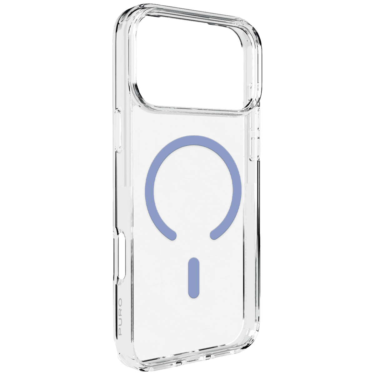 PURO Lite Mag Cover Mag Telefoonhoesje voor Apple iPhone 18 Pro Max Transparant/ Blauw — afbeelding 1