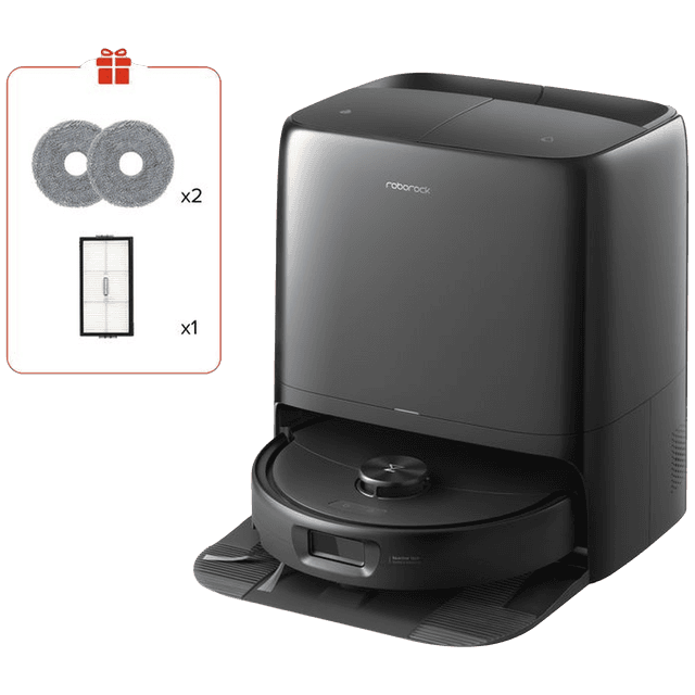 ROBOROCK Qrevo 2 ProX - Robotstofzuiger - Met Dweilfunctie - 25000 Pa - Black