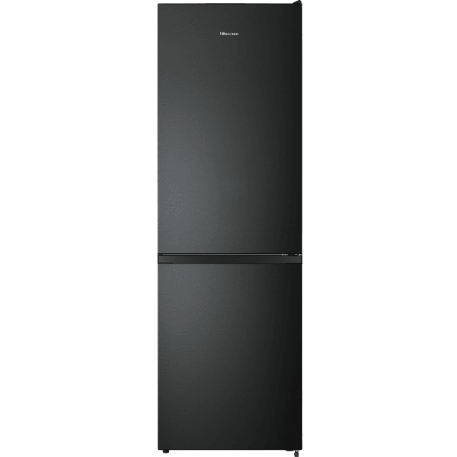 HISENSE RB3N300NEFA - Koel-vriescombinatie - breedte 59.5 cm - hoogte 187.3 cm - inhoud 304 l - NoFrost Koel-vriescombinatie Black steel look
