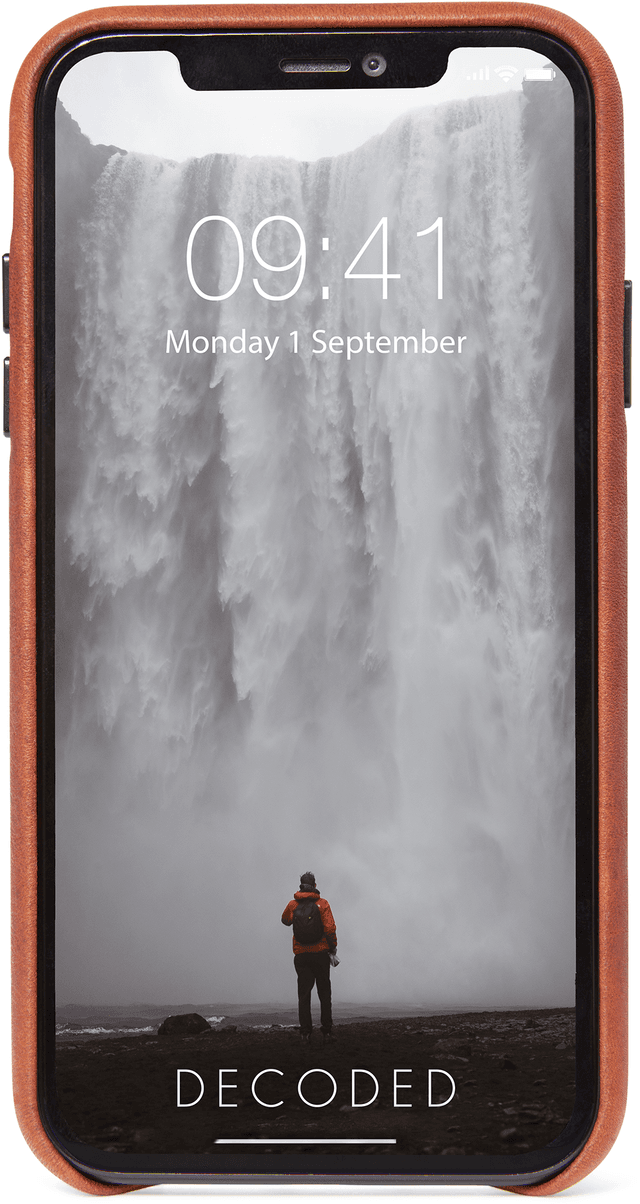 DECODED Leren Backcover iPhone 11 Pro Max Bruin
