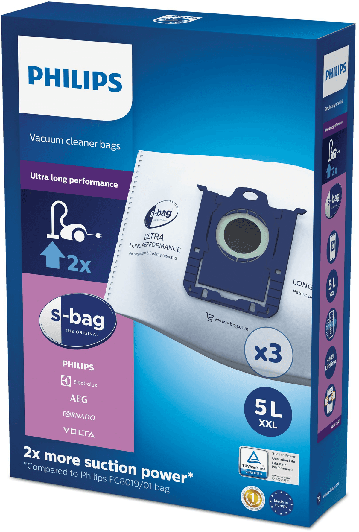 PHILIPS 7679 bag FC8027/01 S-Bag — afbeelding 1