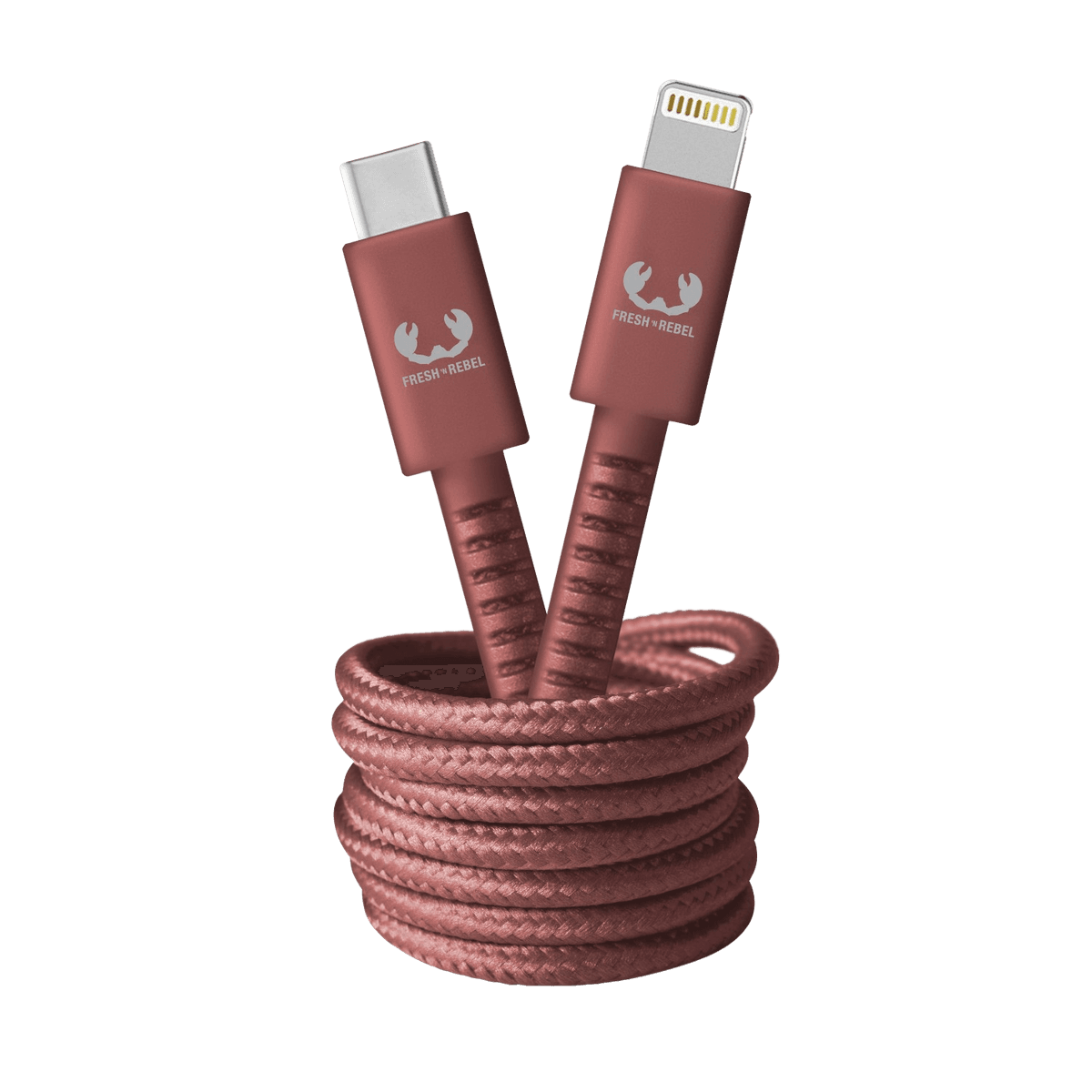 FRESH 'N REBEL USB-C-naar-Lightning 2m Safari Red — afbeelding 1