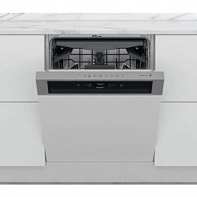 Whirlpool WBC3C34PFX - Semi-ingenbouw vaatwasser - RVS A+++