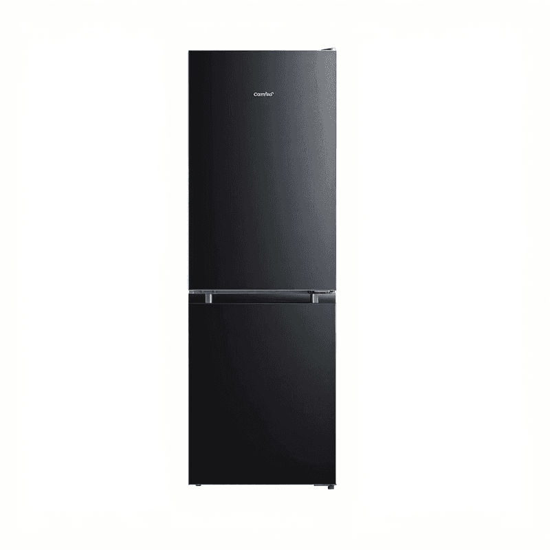 Comfee' 174 L vrijstaande koel-vriescombinatie, laag vorst, instelbare thermostaat, LED-verlichting, omkeerbare deur, geluidsarm, zwart RCB169DK2(E) — afbeelding 1