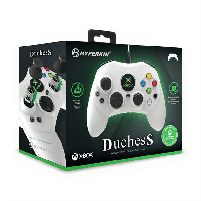 Hyperkin - DuchesS - bedrade controller voor Xbox Series X|S / One / Windows 11/10 (wit)