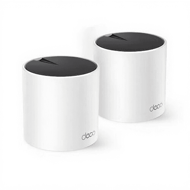 TP-Link DECO X55 (2-Pack) Dual-band (2.4GHz / 5GHz) Wi-Fi 6 (802.11ax) with 3 Ethernet Ports